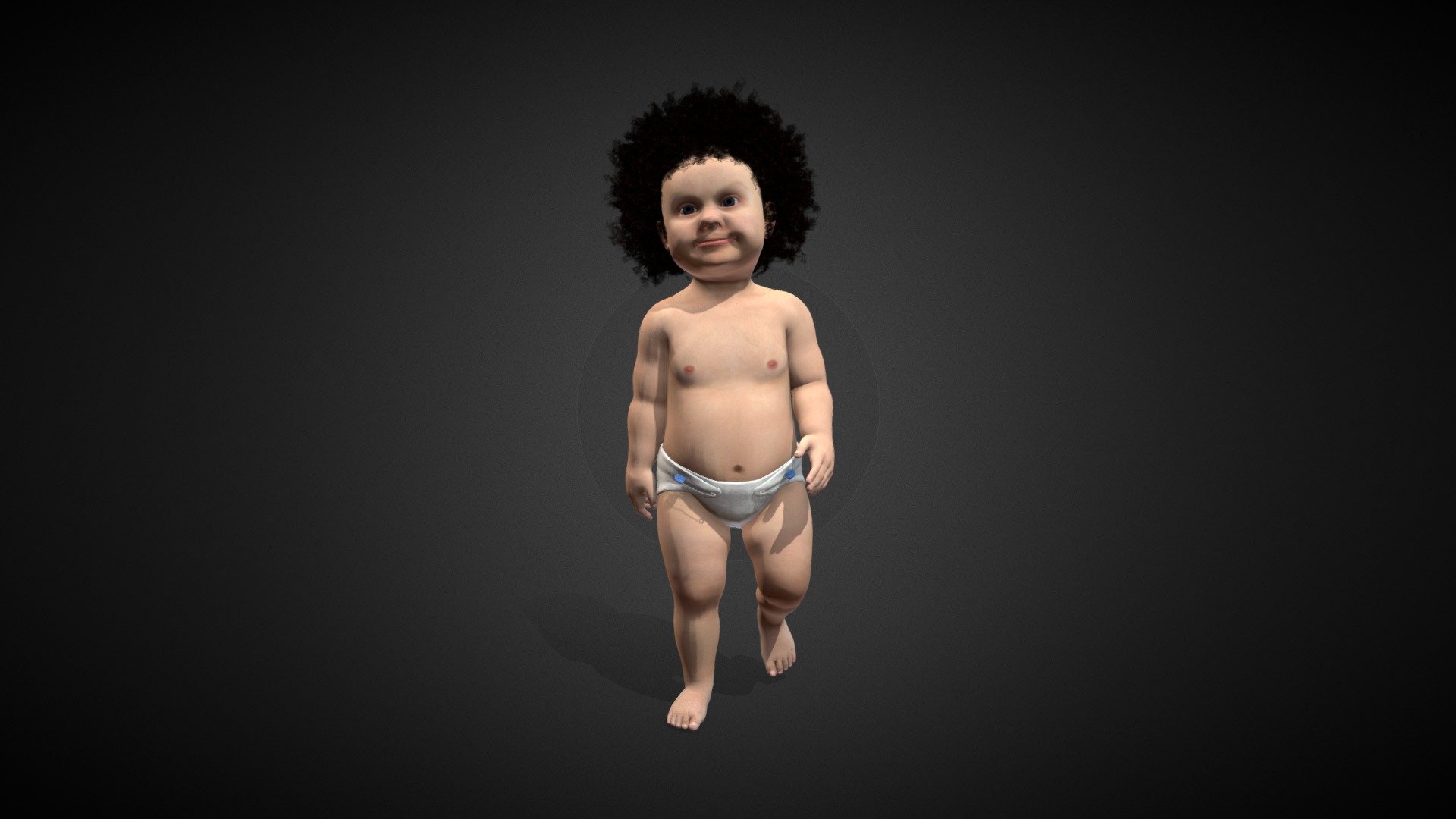 Mr Baby 3D Realistic - 3D model by MotionStudioArts [981e8c9] - Sketchfab