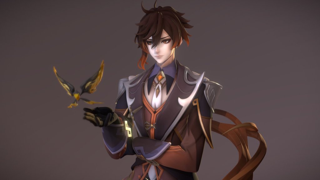 Zhongli fanart