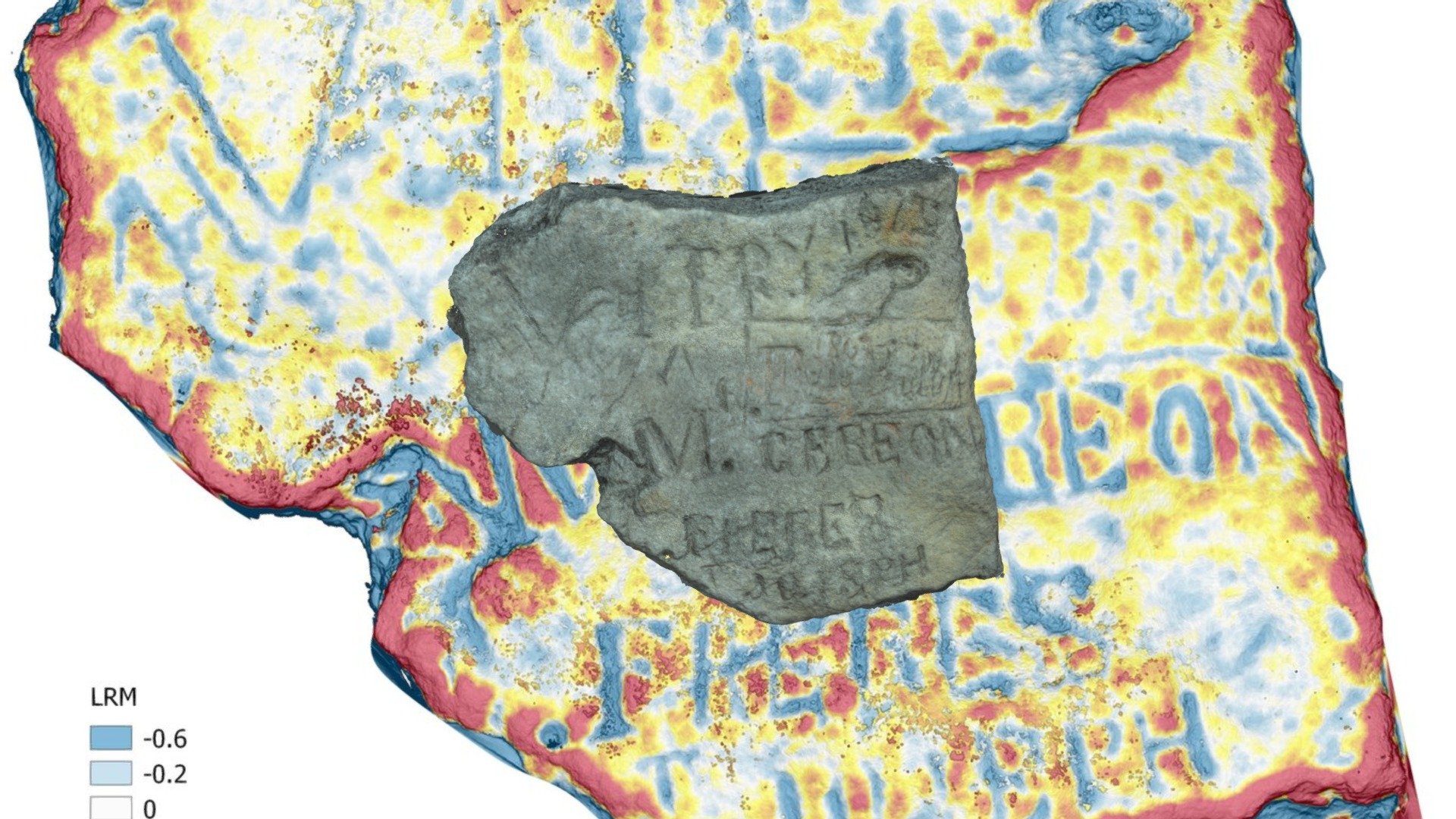 Pierre gravée N°2, Caverne des Lataniers