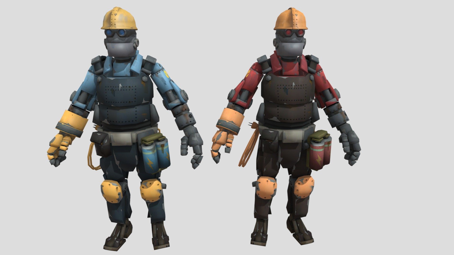 Team Fortress 2 Engineer Robot Download Free 3d Model By