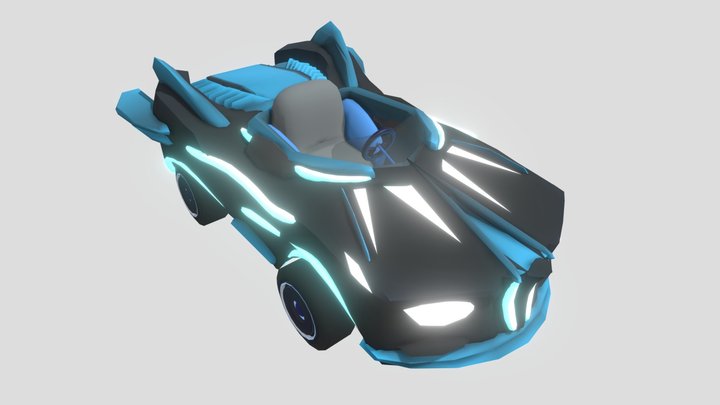 Racing kart "Phantom" 3D Model