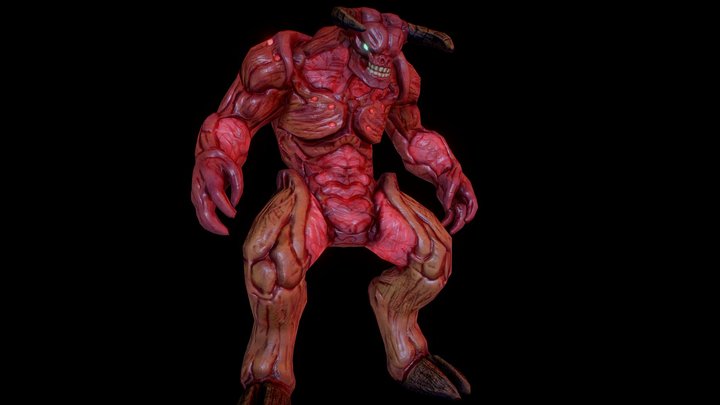 Doom Baron of Hell 3D Model