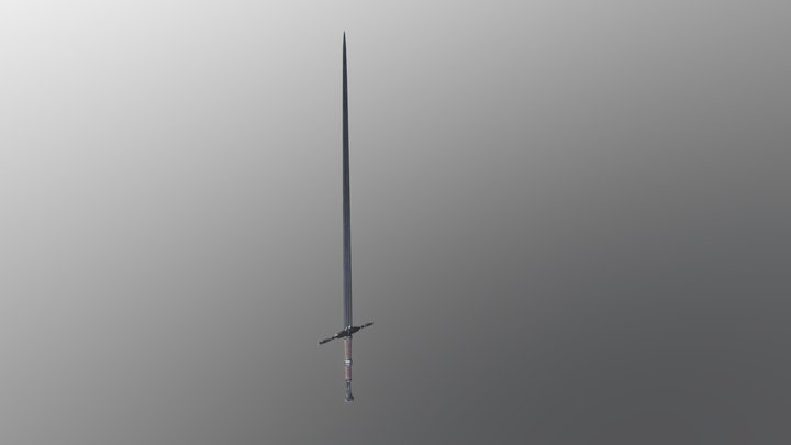 Geralt Of Rivia Steel Sword 3D Model