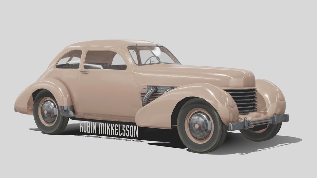 1936 Cord 812 Look-alike 3D model