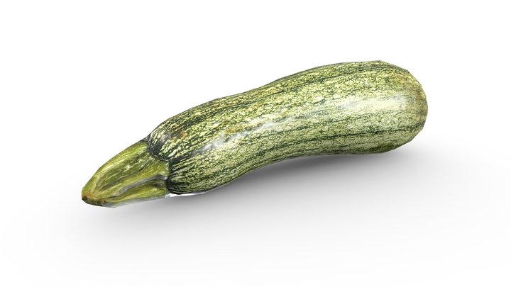 Zucchini (Game Ready / 2K PBR) – Gratis 3D-model STL