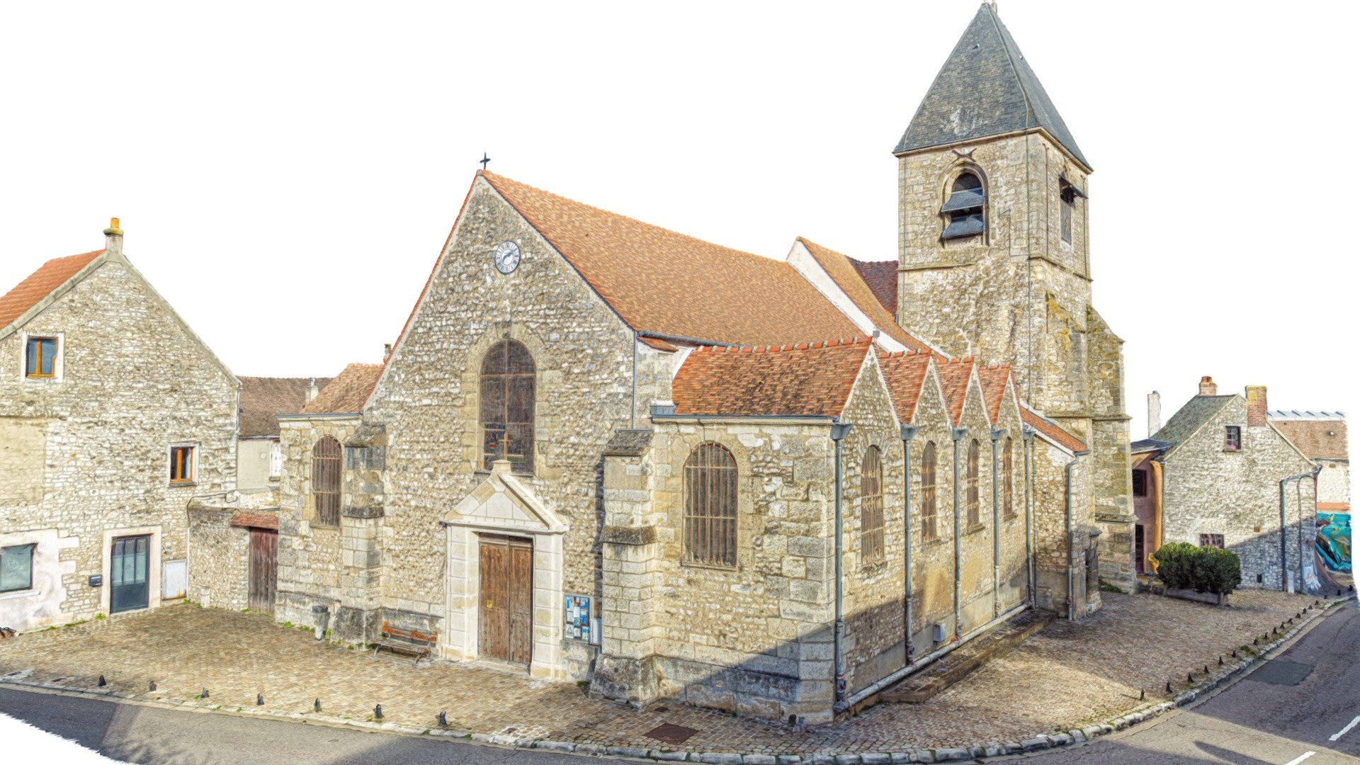Eglise de Beynes - 3D model by Lionel [9820de4] - Sketchfab