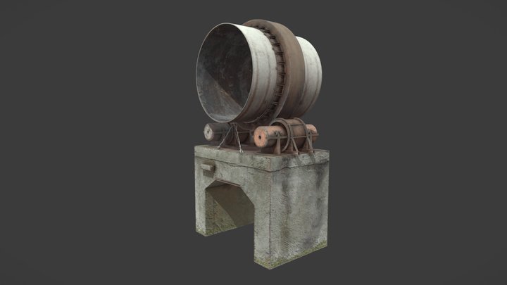 Cement mill bearing 👷‍♂️🛠🏭 3D Model