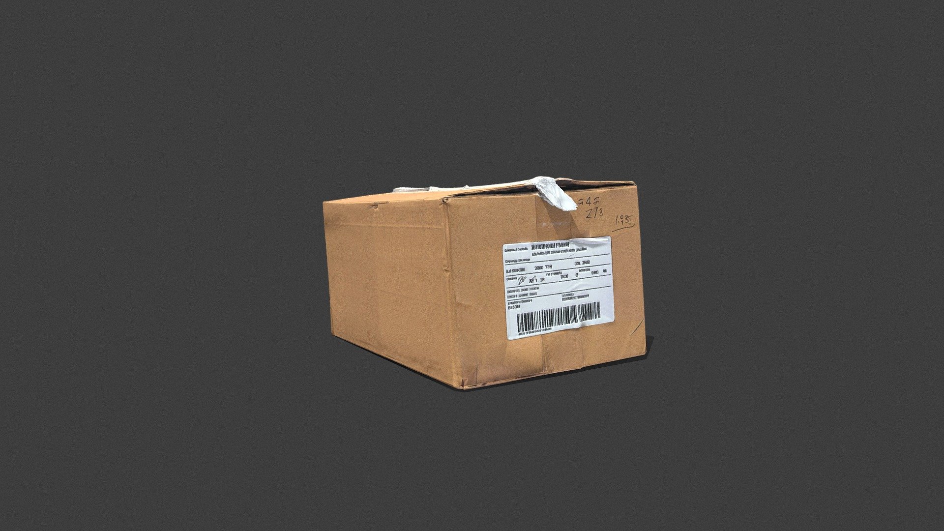 shipping box 3d model - 3D model by Haider Al_Asady (@haiderhabbeb313 ...