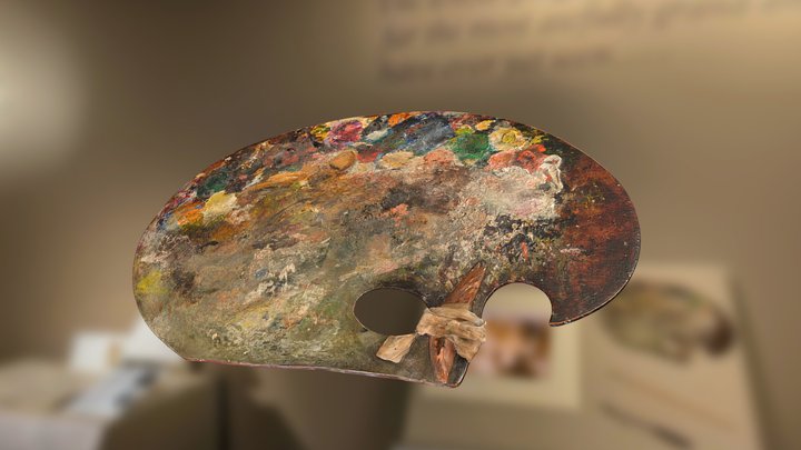 Thomas Moran’s 1926 Palette - VT 3D Model