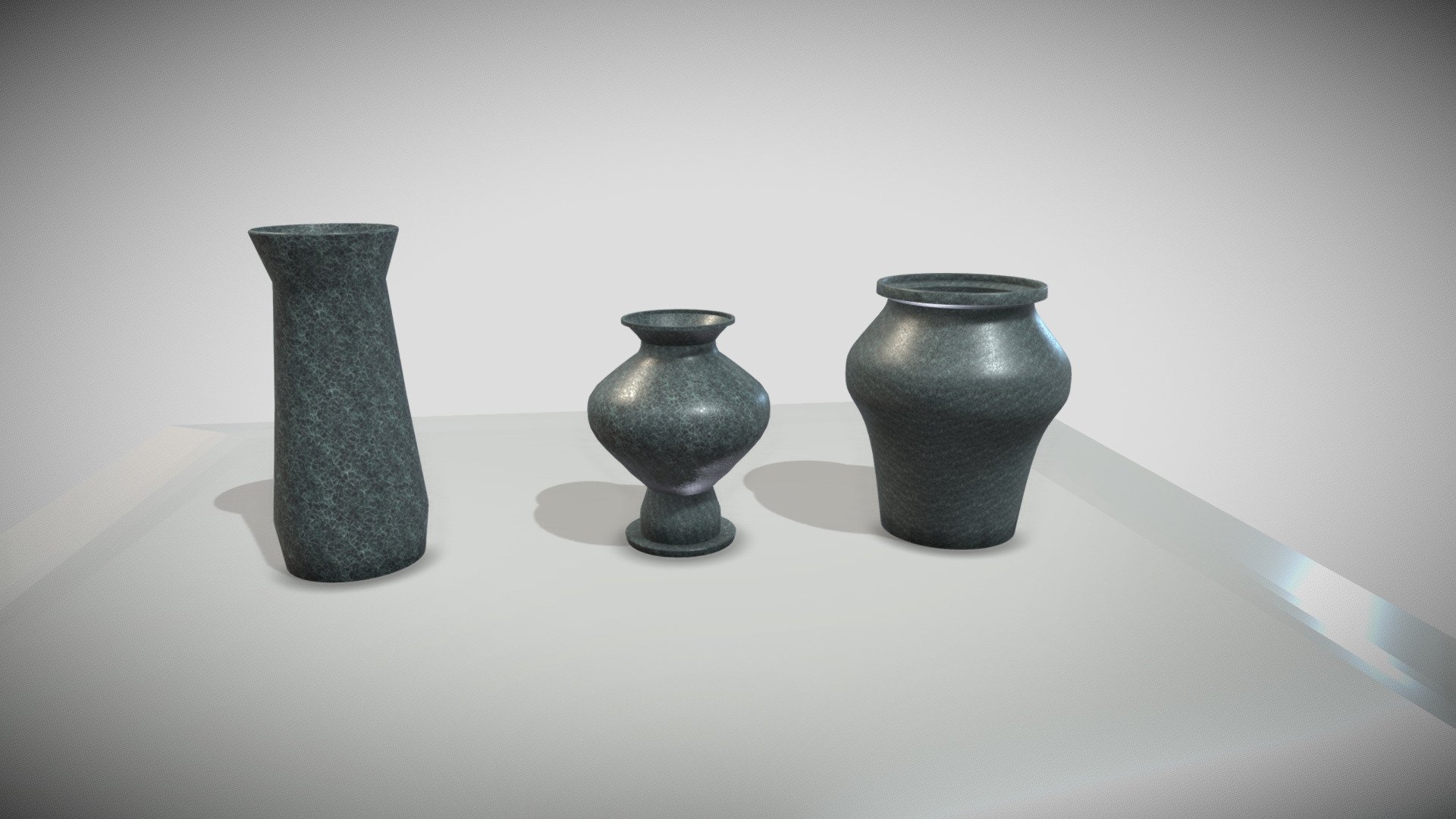 Pot And Vases - Buy Royalty Free 3D model by Dominic Baker (@Domuk ...