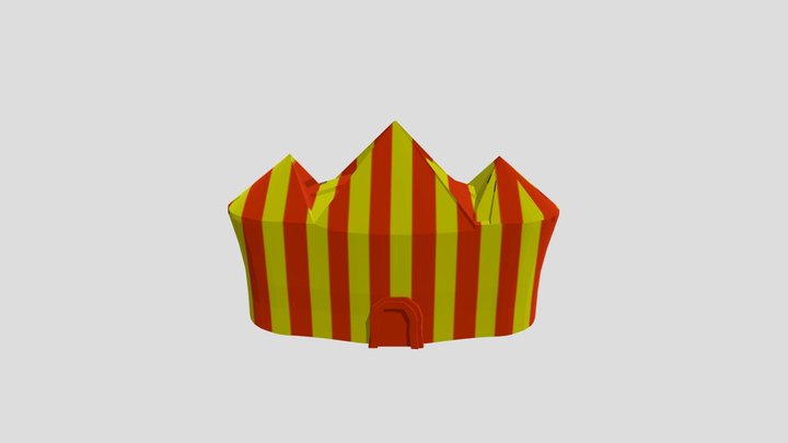 Tent digital circus 3D Model