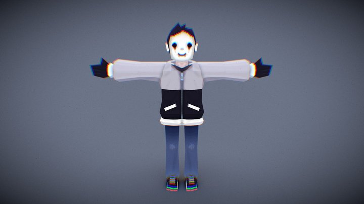 PSX Killer Psycho Maniac in mask (alt) – Modèle 3D gratuit STL