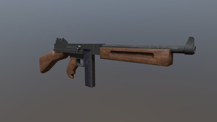 M1A1 Thompson 3D Model