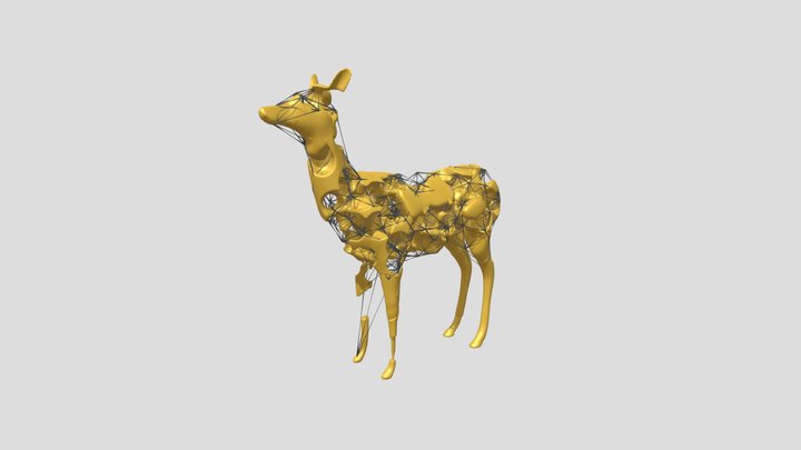 Abstract_Deer 3D Model