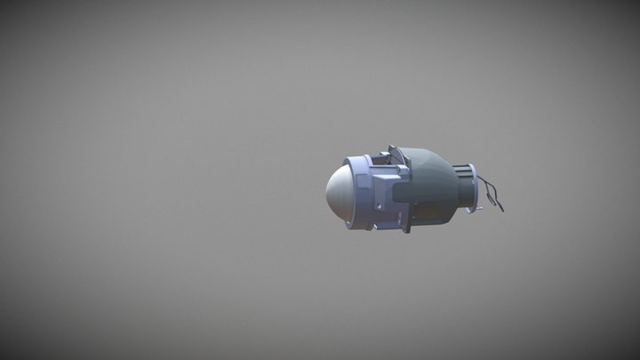 Fx-r Bixenon Projector 3 Inch Ver4 3D Model