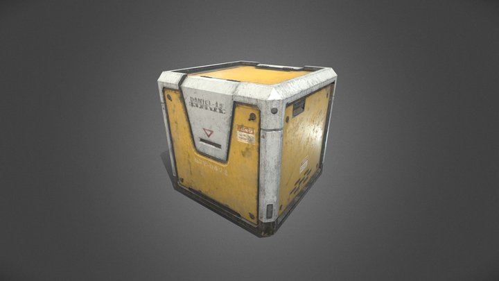 Hard-Surface Box 3D Model