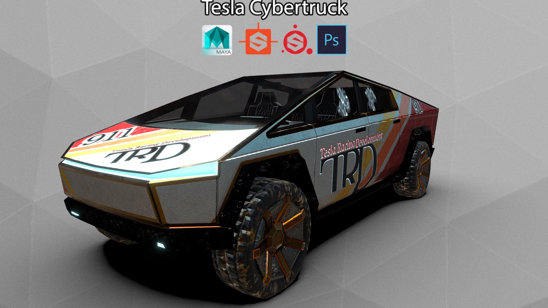 Tesla Cybertruck Racing Free Model Download Free 3d