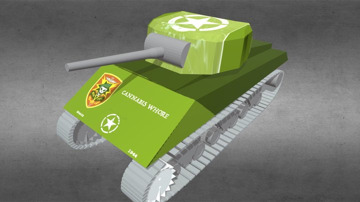 M4 Sherman 3D Model