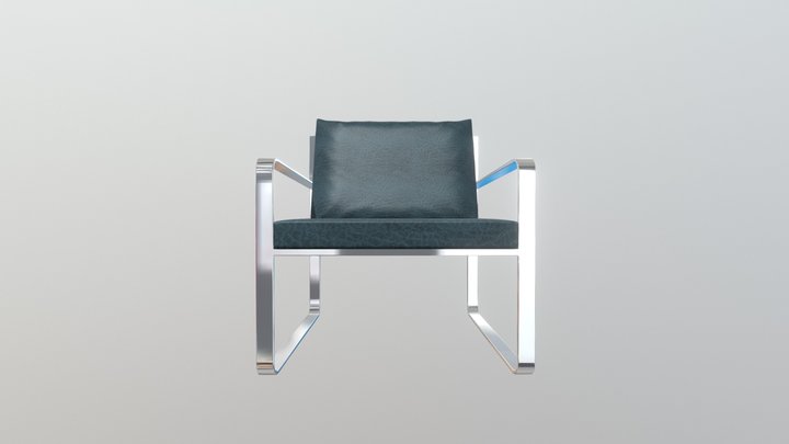 Roslin Accent Chair 3D Model