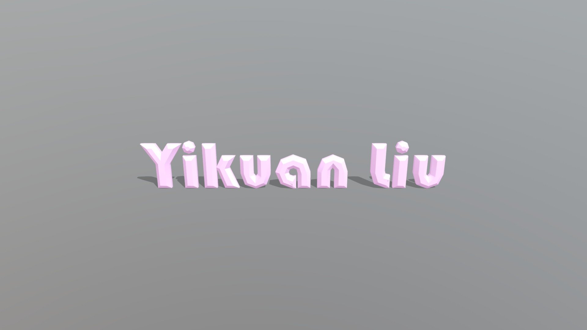 Yikuan Liu's Signature