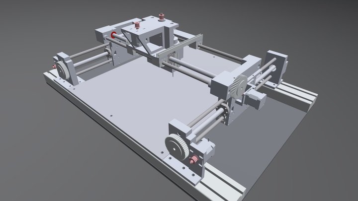 New 3 Axis CNC Platform 3D Model