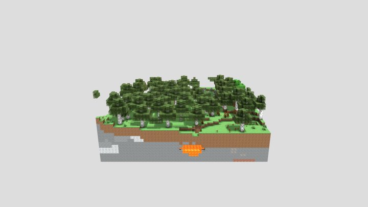 Minecraft world 3D Model
