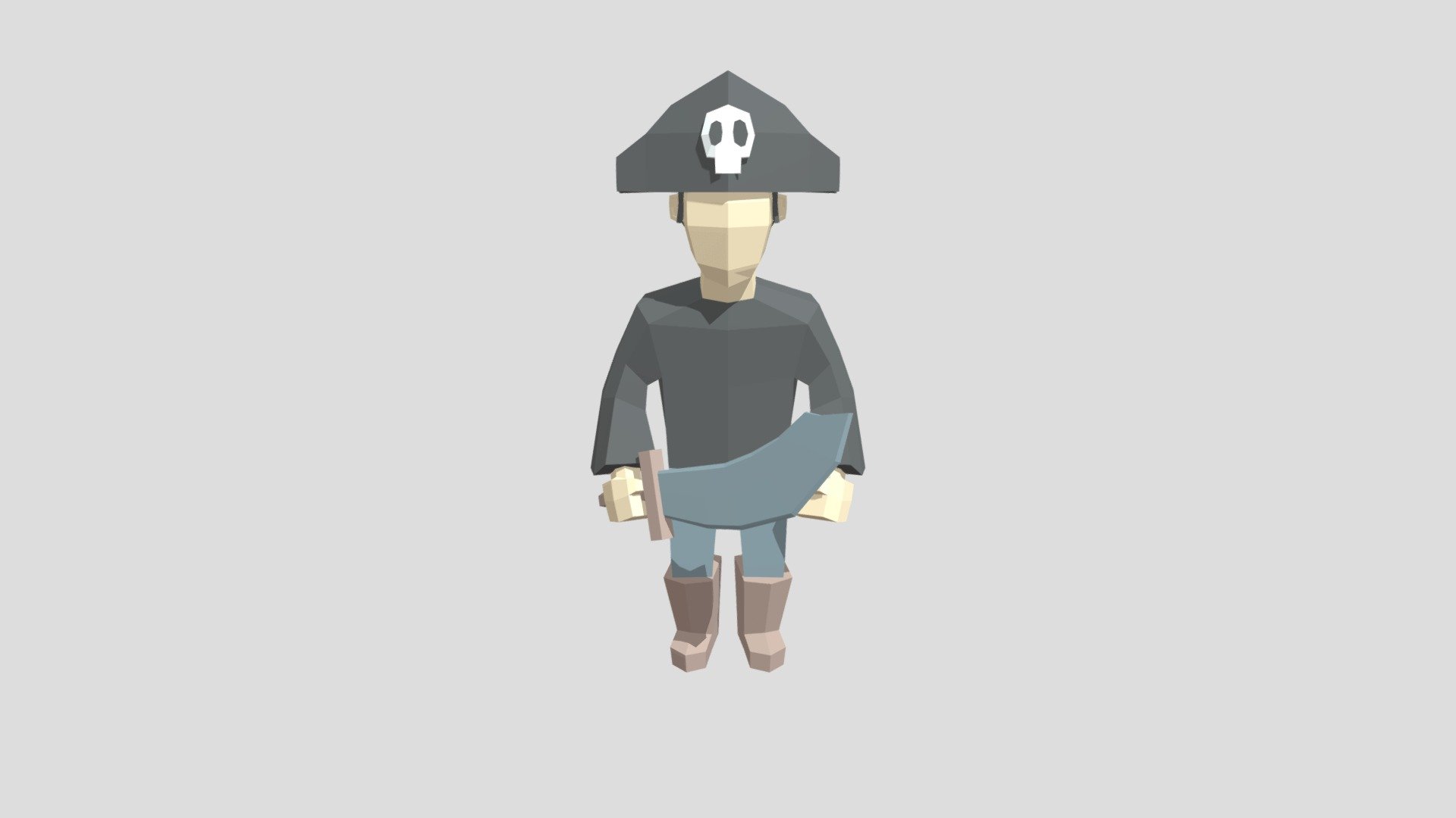 Pirate from Poly by Google