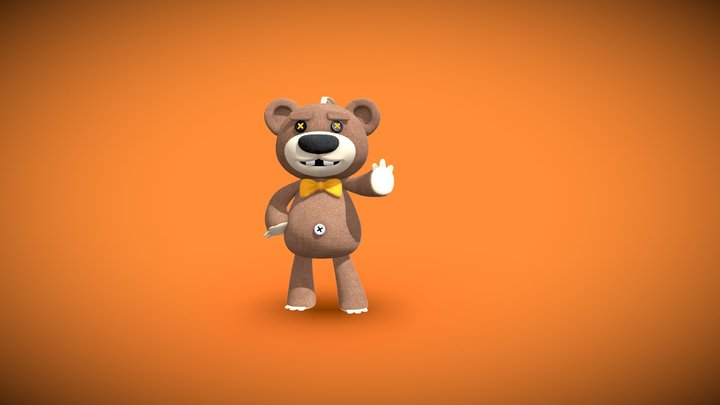 Doll Bear 3D Model