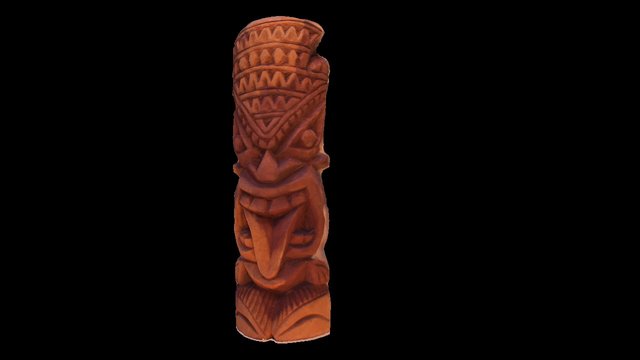Hawaiian Tiki 3D Model