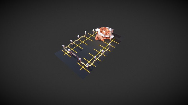 escenario magic forest 3D Model
