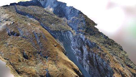 Tsarmine rockglacier - drone photogrammetry 3D Model