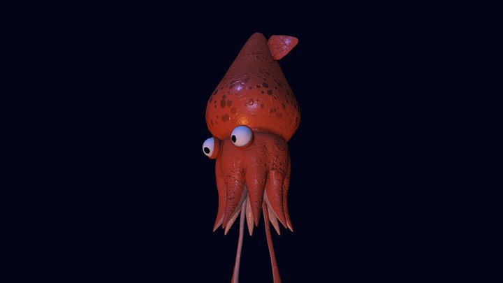 Squid (Justice Edition) 3D Model