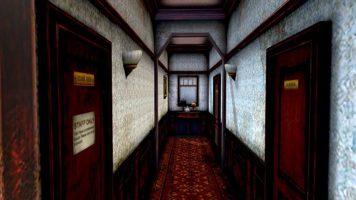 Hotel Upstairs Hallway