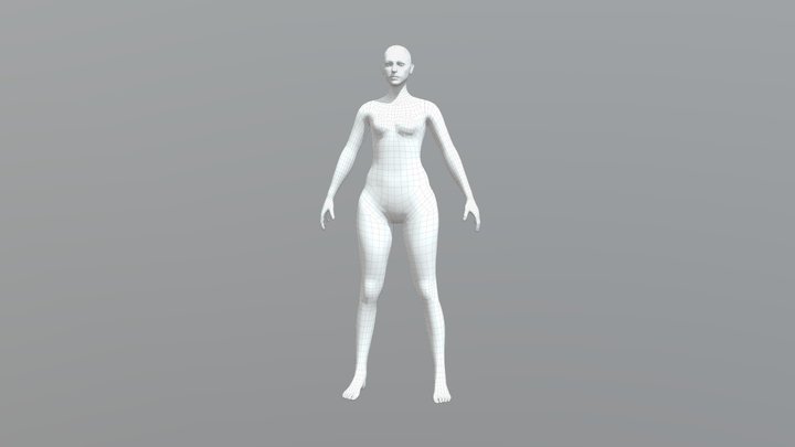 Base Mesh Character 3D Model