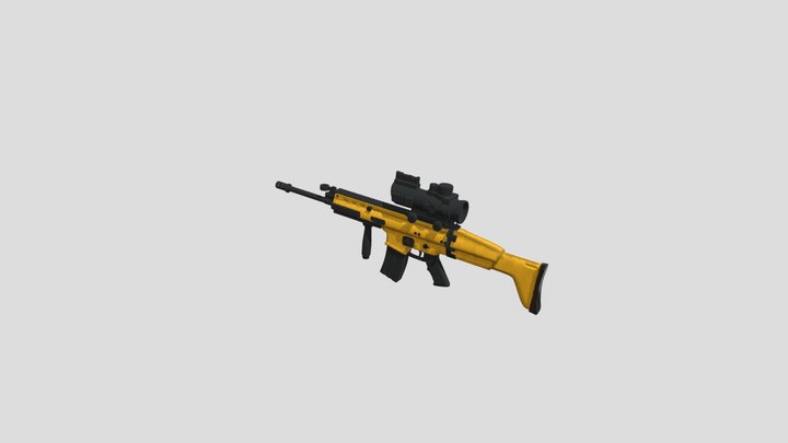 Scar_L Gun 3D Model