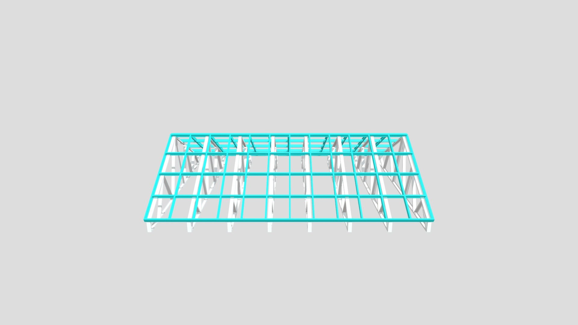 TYPE- 7- Rafter System 5,31х6,83 -TRUSS - 3D model by Dathareddy.datla ...