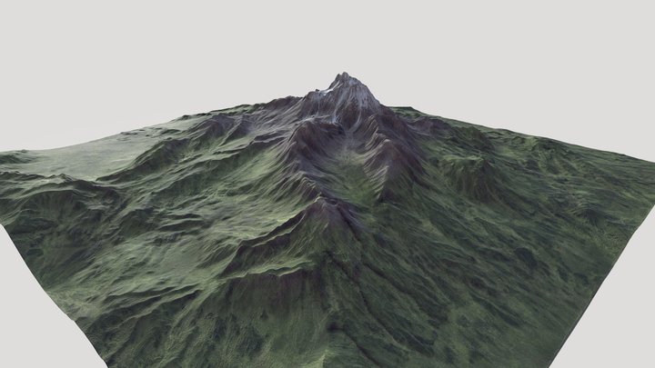 Hero Mountain 01 3D Model