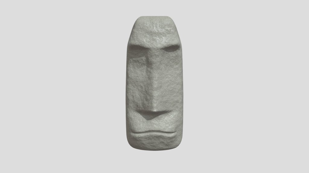 Easter Island Stone Head Sculpture