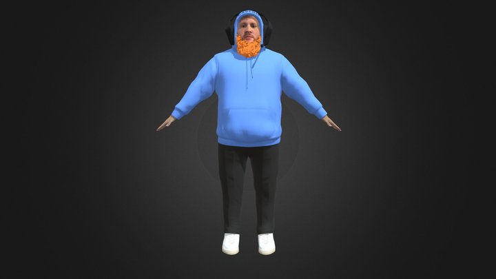 Caseoh (Headphone Rigged Version) 3D Model