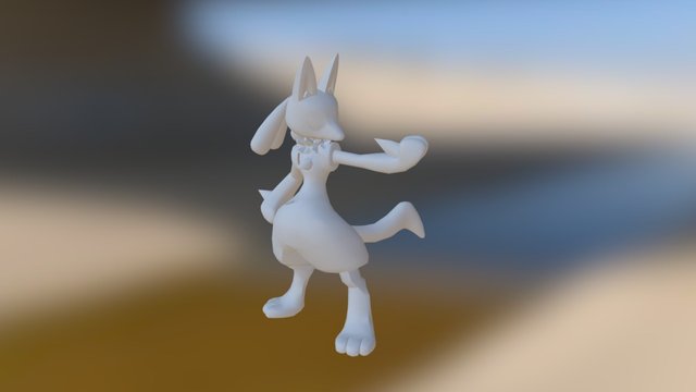 [SSBB] Lucario – Gratis 3D-model STL