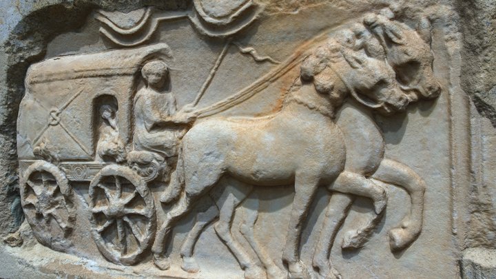 Roman carriage (Maria Saal, Zollfeld) 3D Model