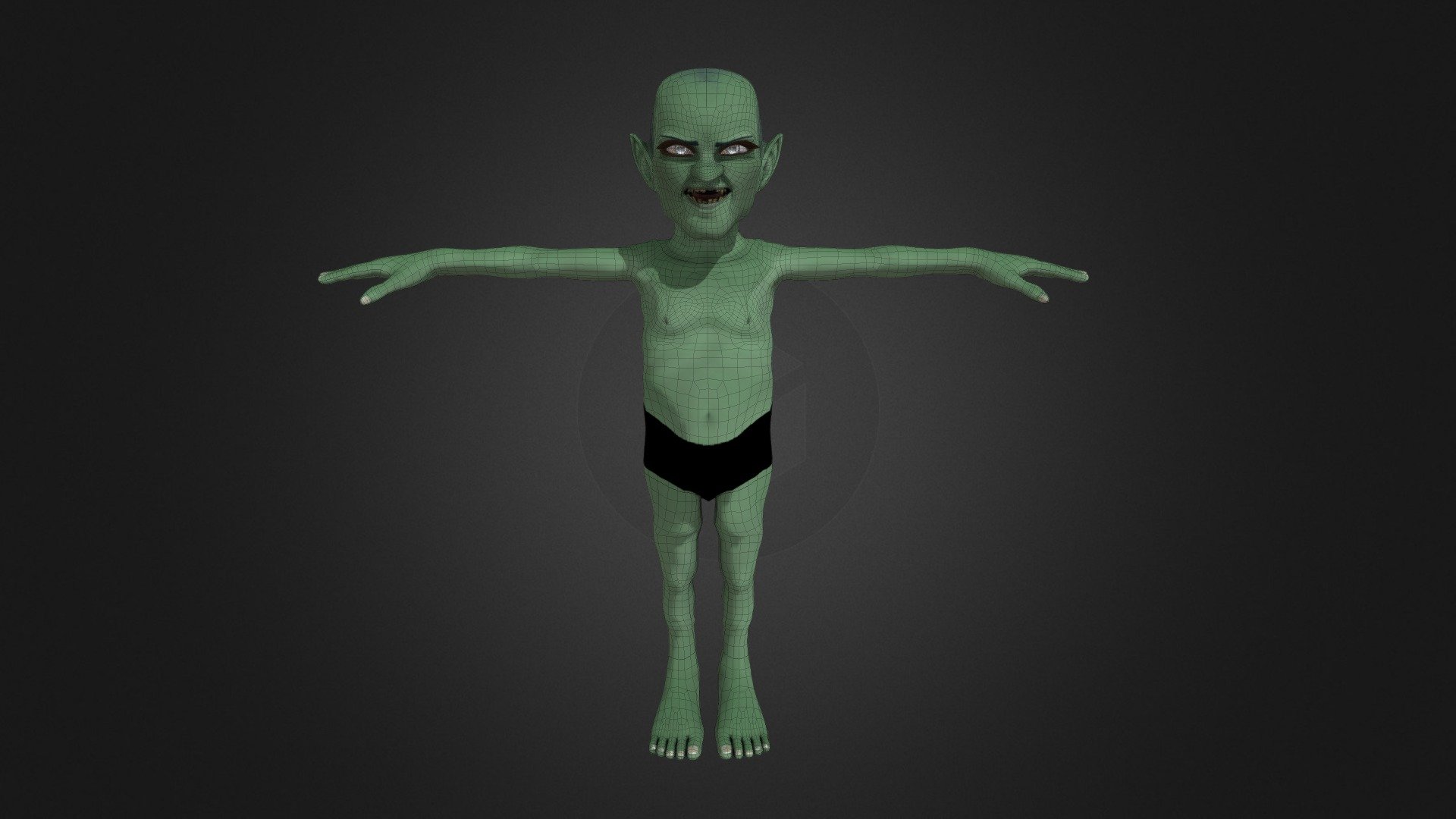 CARTOON WARRIOR - GOBLIN