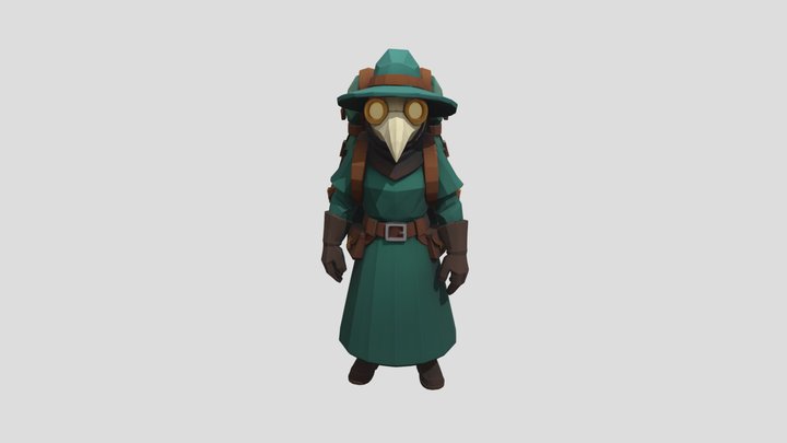 The Plague Doctor 3D Model
