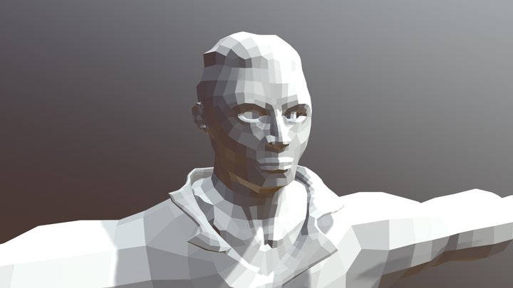 Character Low Poly Model 3D Model