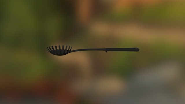 Spaghetti spoon 3D Model