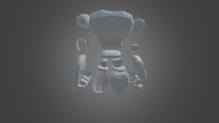Rock Char 1 test 3D Model