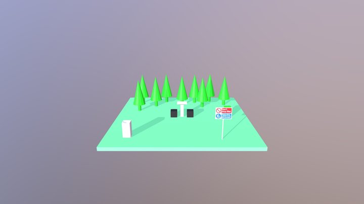 Chess Park 1 3D Model