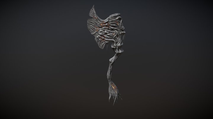Demon's greataxe - Dark Souls III 3D Model