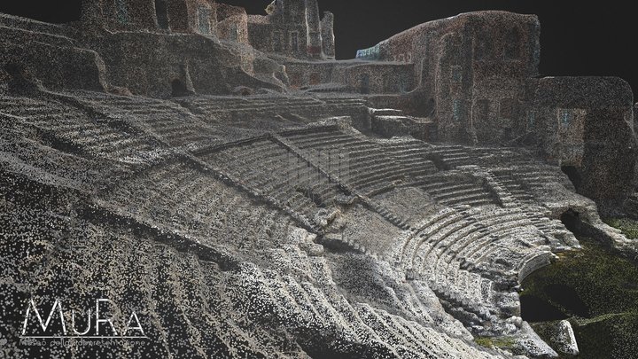 Roman Theater in Catania 3D Model