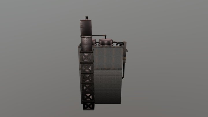 Toontown: The Grindworks - Boiler Room Exterior 3D Model